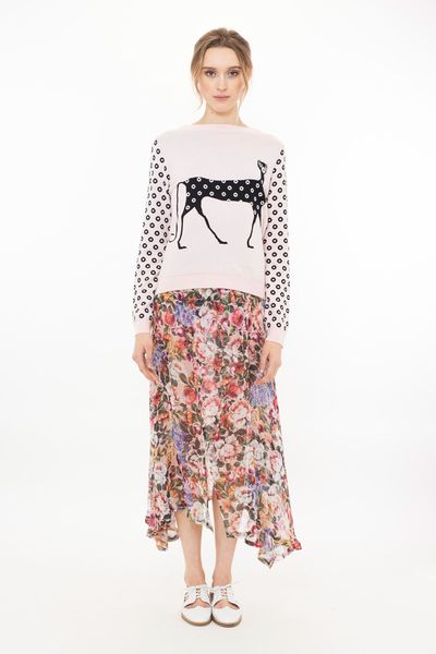 									Pink Panther 'Just Peachy' sweater
								, 			Lady Norwood Rose 'Emma' skirt
			