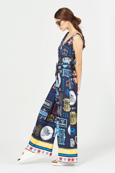 									A NIGHT IN PARIS 'AVENUE DES CHAMPS-ELYSEES' PLAYSUIT
			