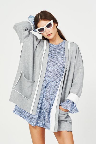 									YOU CAN'T GET MUCH SWEATER 'THE YEAR OF THE TIGER' JACKET
								, 			PORTUGAL PLEASE 'BLUE BARRYMORE' PLAYSUIT
			