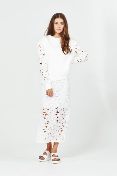 									FULL BLOOM AHEAD 'SLEEVE ME BE' TOP
								, 			FULL BLOOM AHEAD 'FLORAL NIGHTINGALE' SKIRT
			