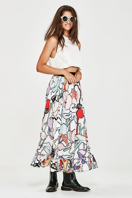 									'Swish You Well' Skirt
								, 			'Crop Sui' Top
			