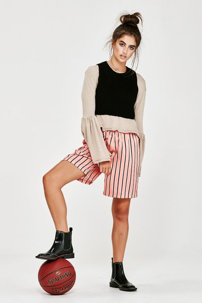 									'The Short Game' Short
								, 			'Saved By The Bell' Top
								, 			'Crop-Sui' Top
			