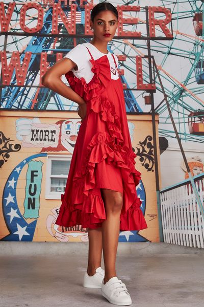 									FRILL AND CHAOS DRESS
								, 			FOREVER YOUR CRUSH T-SHIRT
			