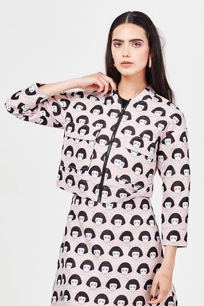 									FACE TIME 'IN YOUR FACE' JACKET
								, 			FACE TIME 'MINI ME' SKIRT
			