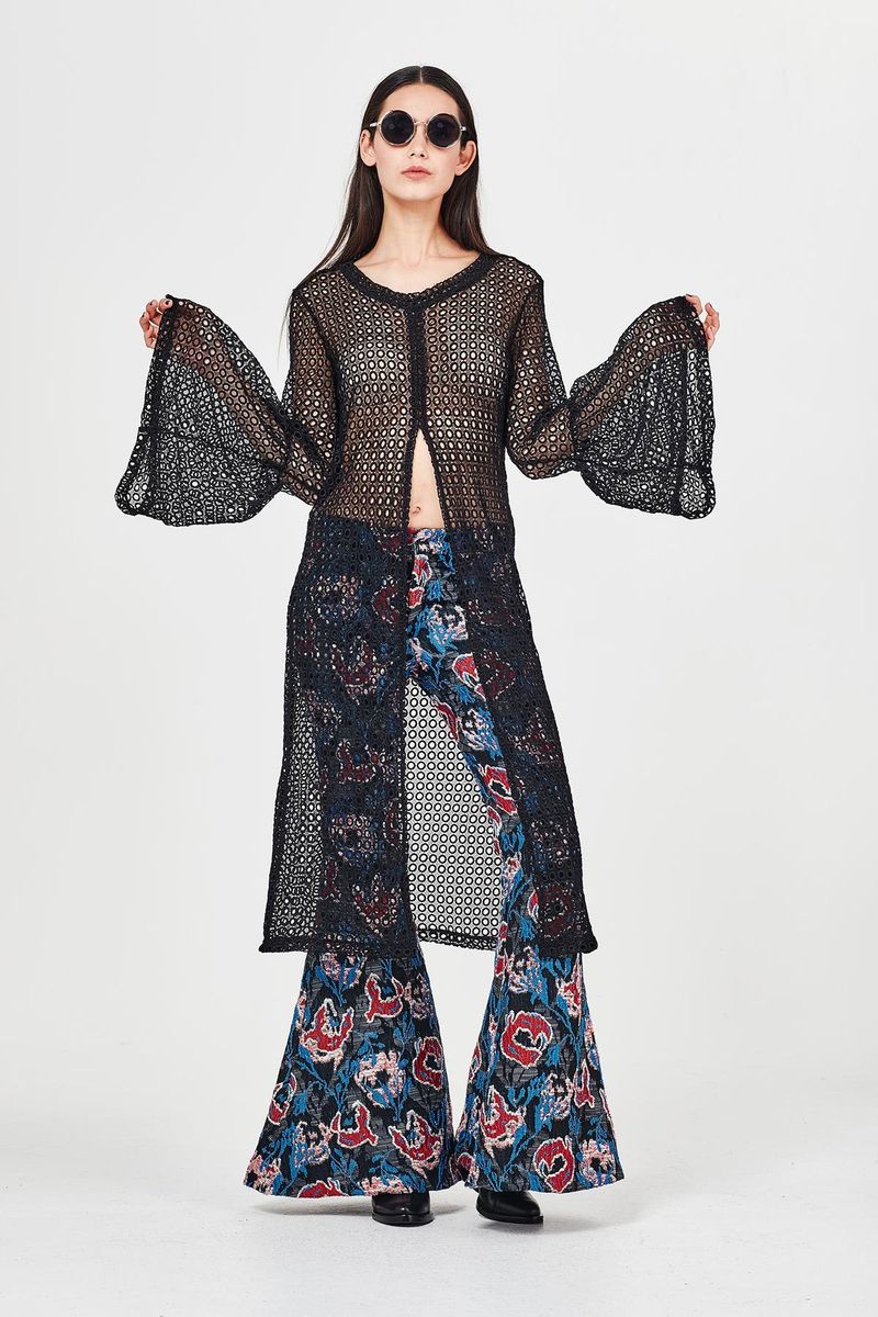 									HOLE HEARTED 'ONE SPLIT WONDER' DRESS
								, 			UNDER THE SEA 'ILL BE FLARE' PANT
			