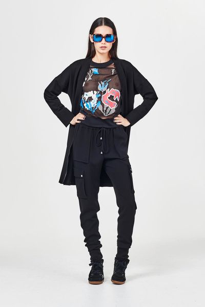 									SCUBA DIVING 'ROCK THE COAT' COAT
								, 			ALL NETTED UP 'MESH MASH' TOP
								, 			PASSION KNIT 'POLLY POCKET' PANT
			