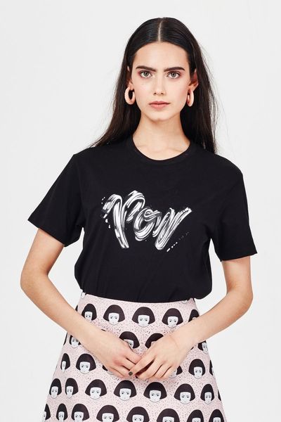 									T.N.TEE 'POW' TOP
								, 			FACE TIME 'MINI ME' SKIRT
			