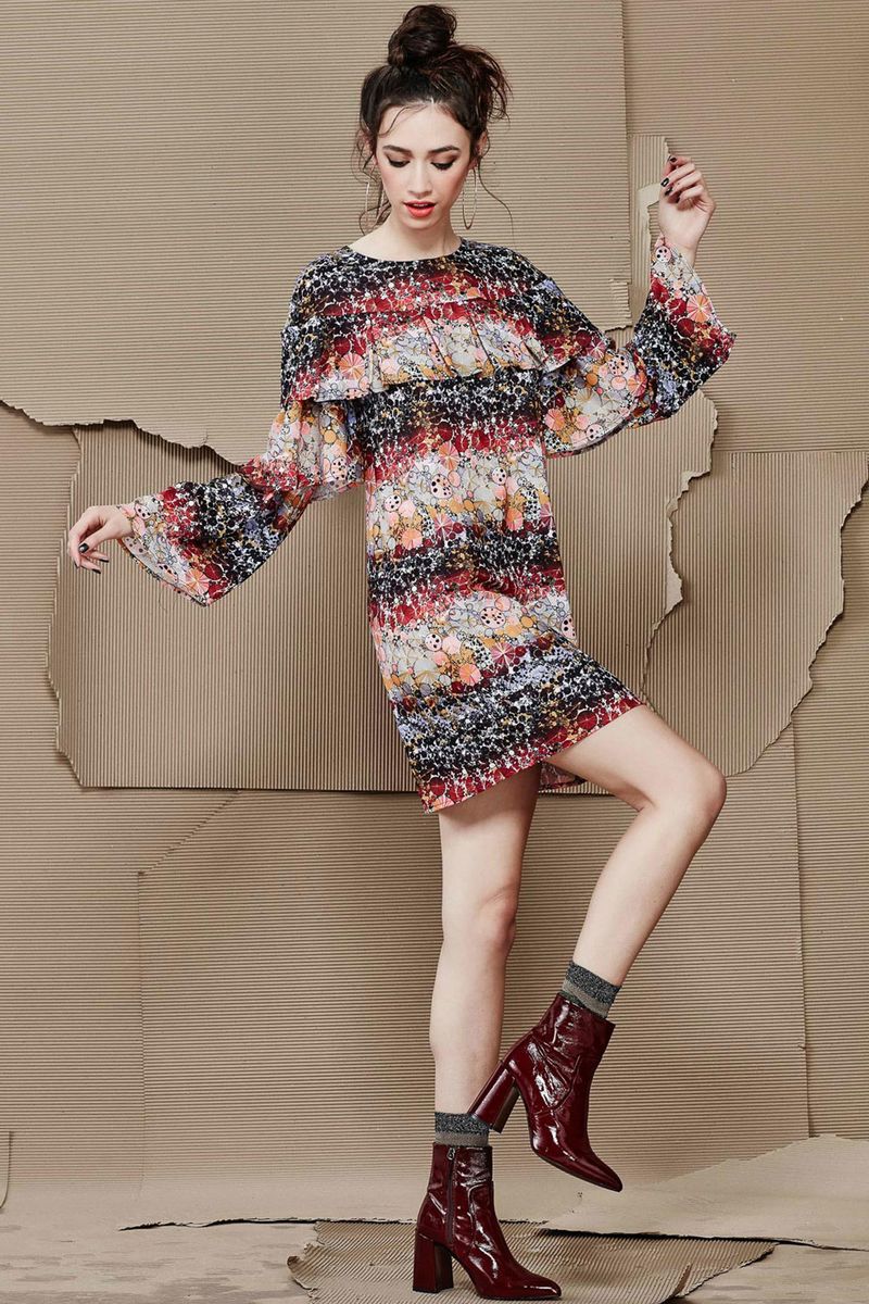 									FLOUNCE AROUND DRESS
			