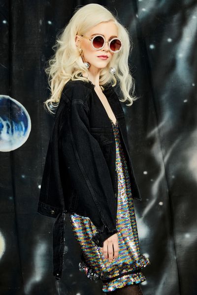 									DENIM DREAMS JACKET
								, 			SLIP INTO THE NIGHT DRESS
			