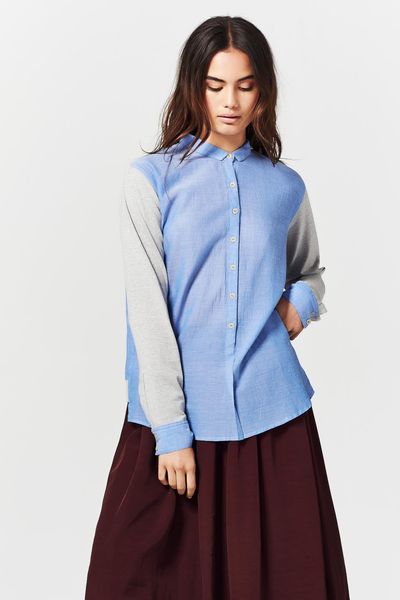 									BLUE STEELE 'STOP SHIRTING AROUND' SHIRT
								, 			ROYAL NOISE 'MIDNIGHT IN PARIS' SKIRT
			