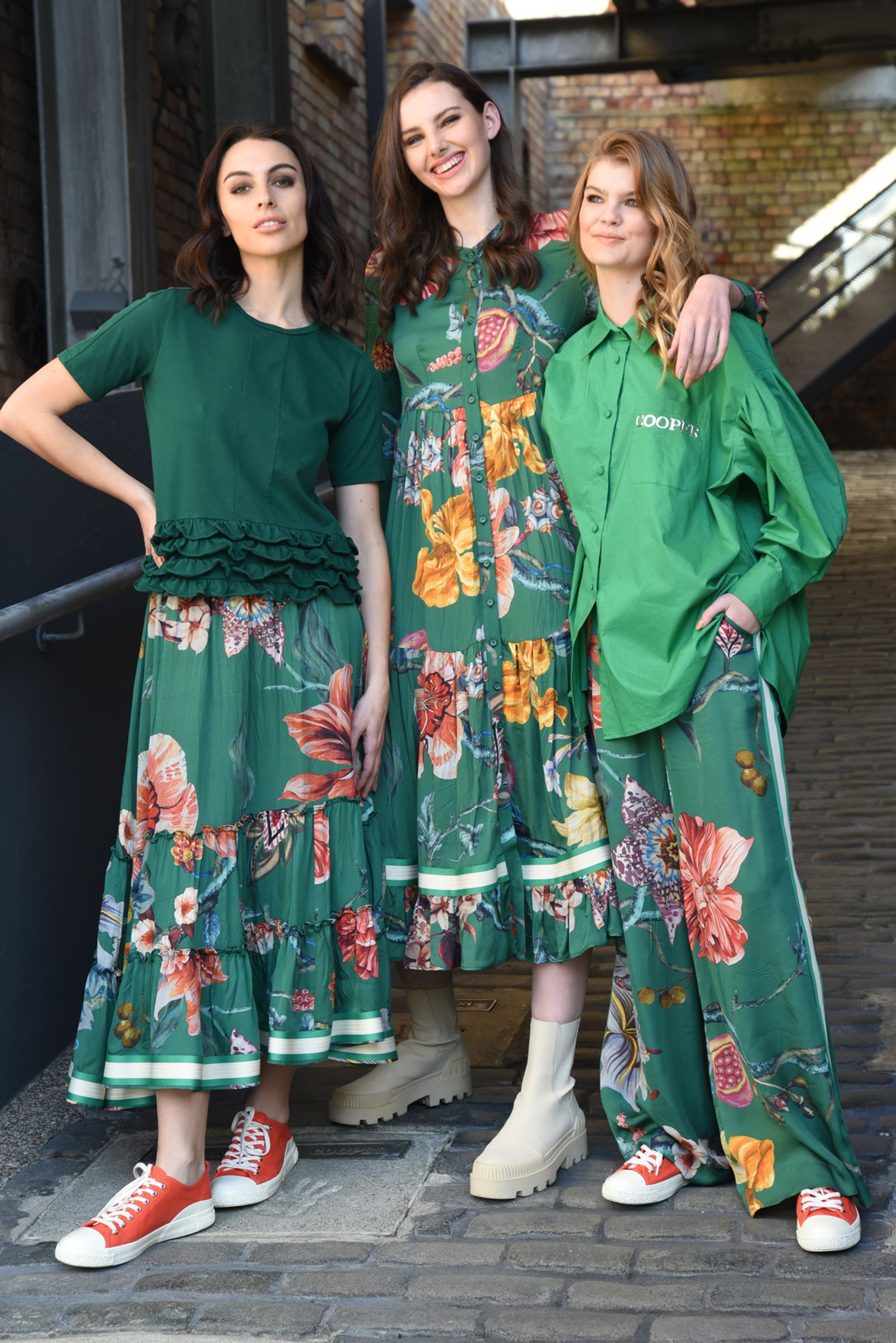 									TEE-SING ME T-SHIRT
								, 			DANCE WITH ME SKIRT
								, 			DRESSING GAME DRESS
								, 			FALLING FOR YOU TROUSER
			