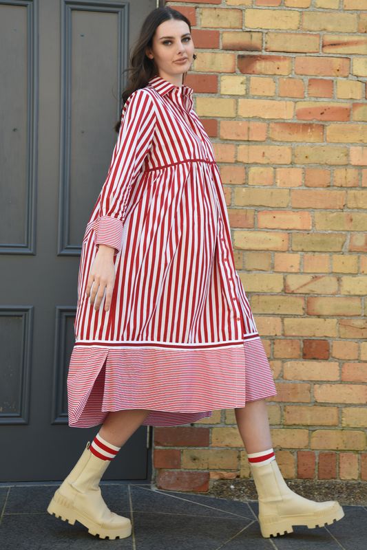 									A LONG TIME COMING DRESS
			