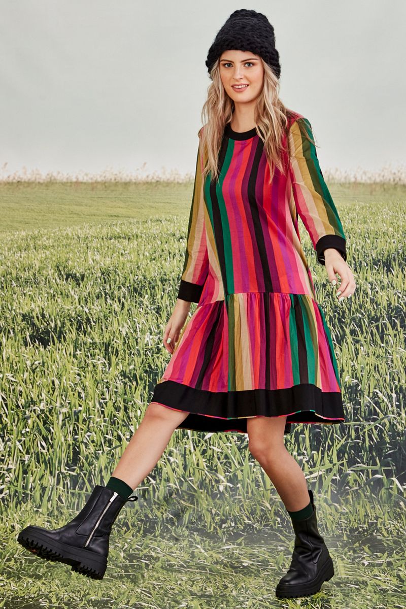 									BOLD HEM-MINGWAY DRESS
			