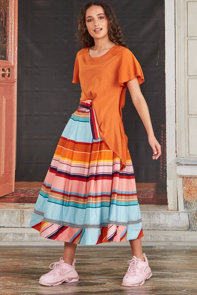 									STRIPEY LONG STOCKINGS SKIRT
			