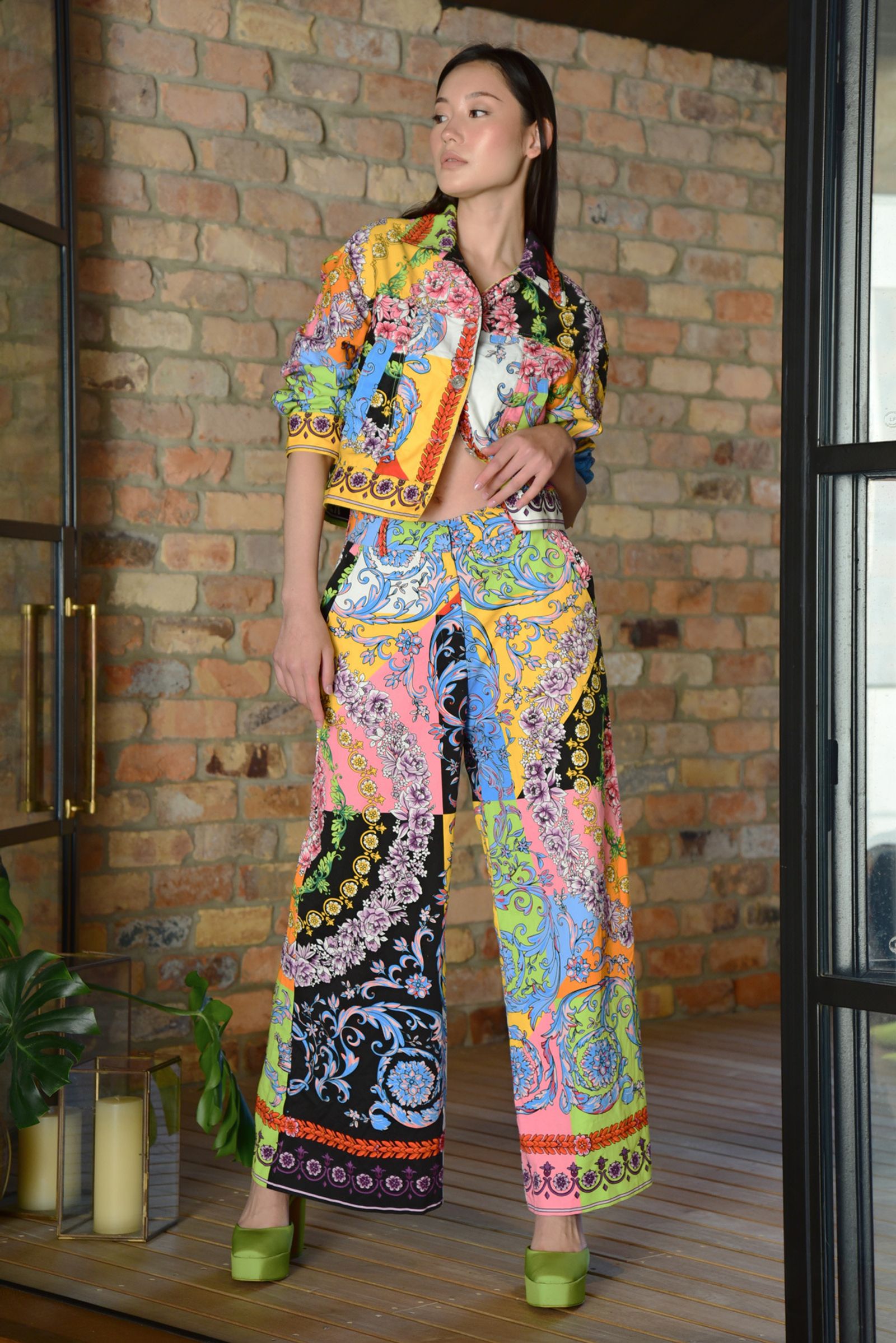 									ROME AROUND JACKET
								, 			DOWN THE LINE TROUSER
			