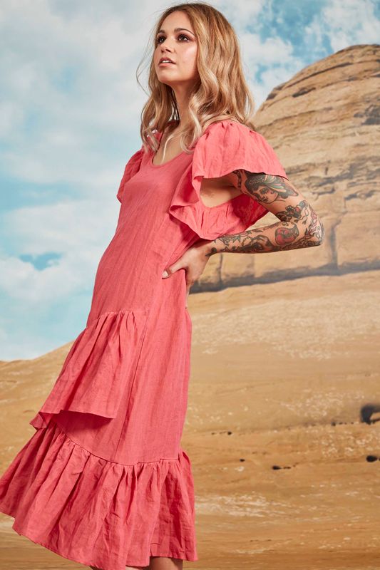 									AROUND THE FRAY DRESS
			