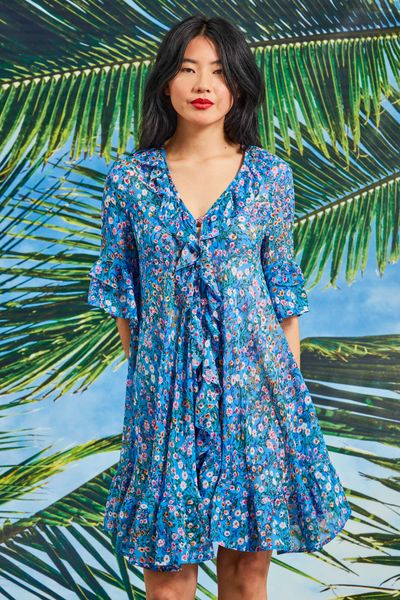 									FRILLS ARE MULTIPLYING DRESS
			