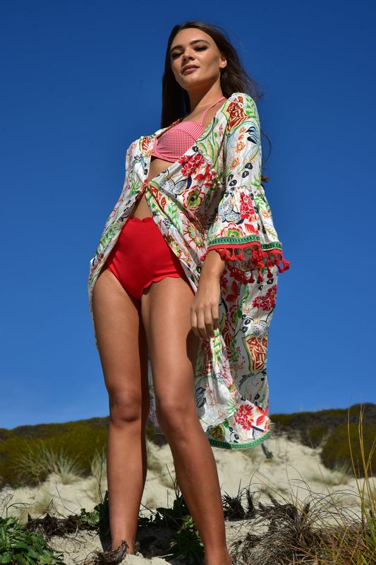 									FLORALLY MISMATCHED DRESS
			