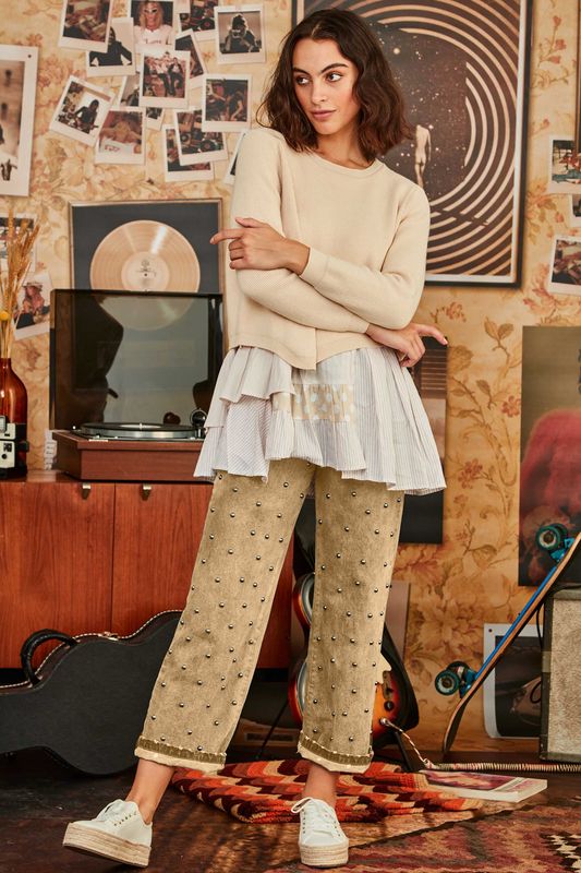 									MOONLIGHT DANCING JERSEY
								, 			STAR STUDDED JEANS
			