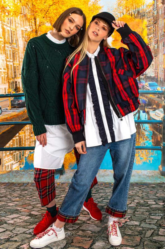 									I LIKE KNIT LIKE THAT JERSEY
								, 			ROOM FOR SQUARES TROUSERS
								, 			RED ALL ABOUT IT BOMBER
								, 			FRILL OUT SHIRT
								, 			GREAT SCOT! JEANS
			