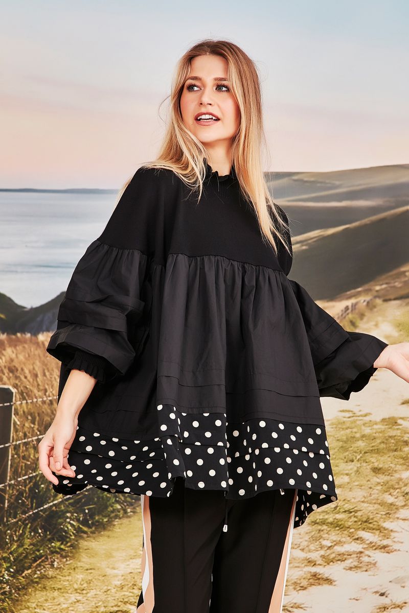 									SPOT THE CONTRAST TOP
			