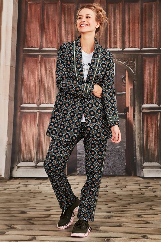 									PRETTY FLY BLAZER
								, 			WALK THE TALK TROUSER
			