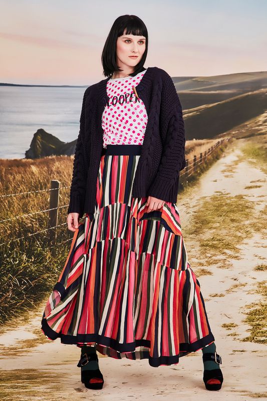 									SNUGGLE IN CARDIGAN
								, 			SPOT, FLOCK AND ROLL T-SHIRT
								, 			WINTER TAKES IT ALL SKIRT
			