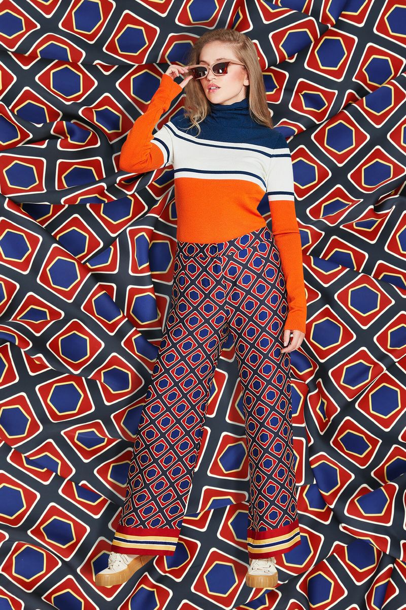 									POWER TO THE TROUSER PANTS
								, 			LET'S PLAY POLO TOP
			