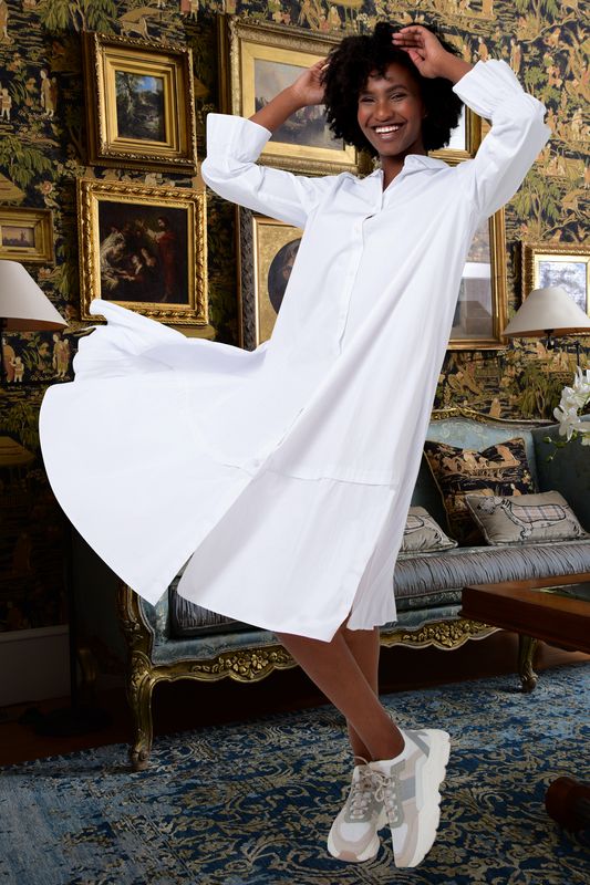 									PLEATING ON THE EYE DRESS
			