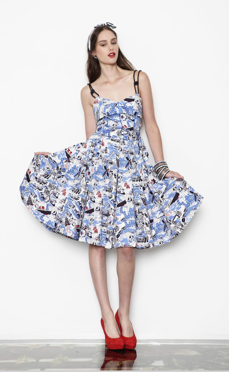 									World Cruise 'Seven Wonders' dress
			