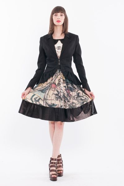 									Blackout 'Black Magic' jacket
								, 			Zodiac Map 'Sign of the Times' dress
			