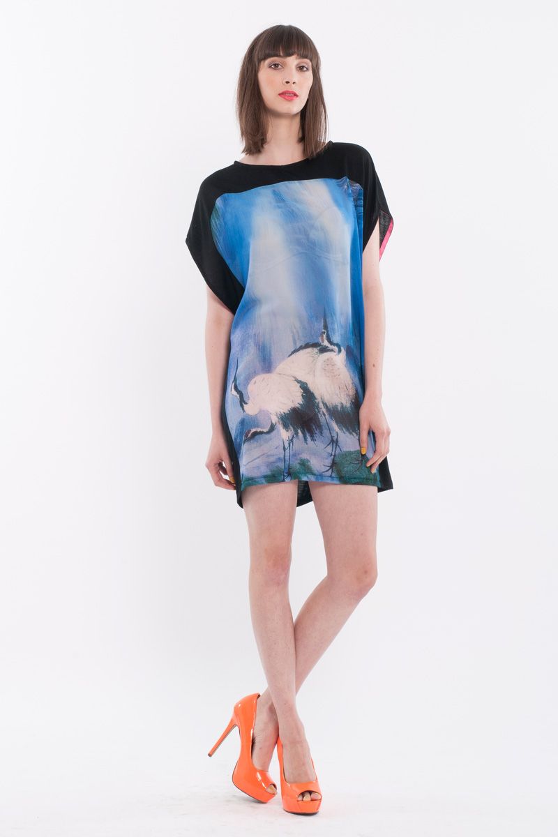 									Blue Heron 'Hard of Heron' tunic
			