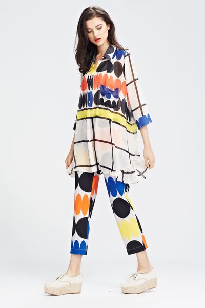 									TO BE OR SPOT TO BE 'INTO THE WILD' DRESS
								, 			ELLIPTICAL POWER 'ROUND-A-BOUT' PANT
			