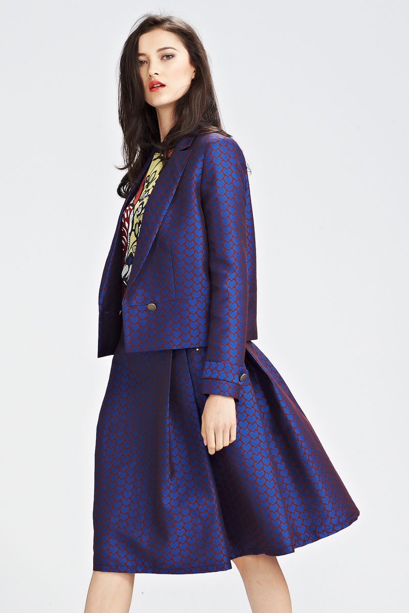 									HEARTY PILLS 'FLUTTERING HEART' JACKET
								, 			PARADISO 'SWEATER HALF' TOP
								, 			HEARTY PILLS 'DON'T SKIRT ME' SKIRT
			