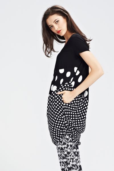 									DARK SIDE OF THE MOON 'BUBBLE WHAMMY' DRESS
								, 			TRIBE AND PREJUDICE 'ROUND-A-BOUT' PANT
			