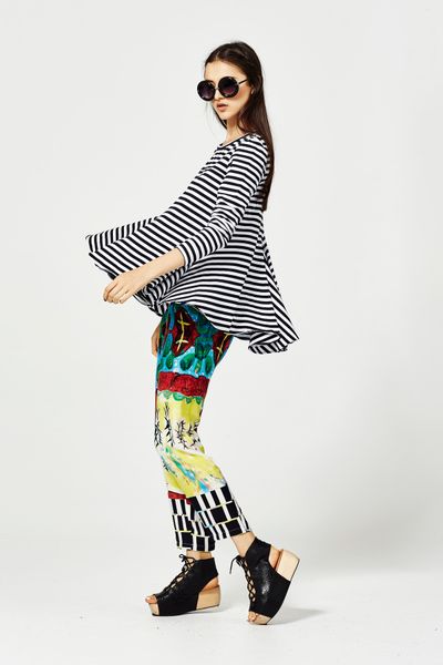 									MAKE A BEE LINE 'SWINGS AND ROUNDABOUTS' TOP
								, 			AIN'T NO MOUNTAIN HIGH ENOUGH 'EYE OF THE STORM' PANTS
			