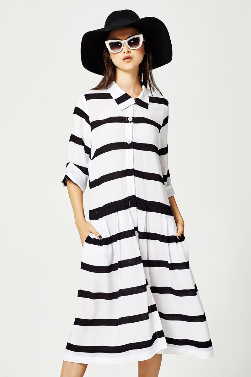 									WALK THE LINE 'DRESS SHIRT' DRESS
			