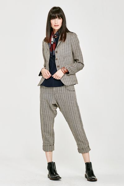 									'Flare It Again' Top
								, 			'Major Blazer' Jacket
								, 			The Jean Genie
			