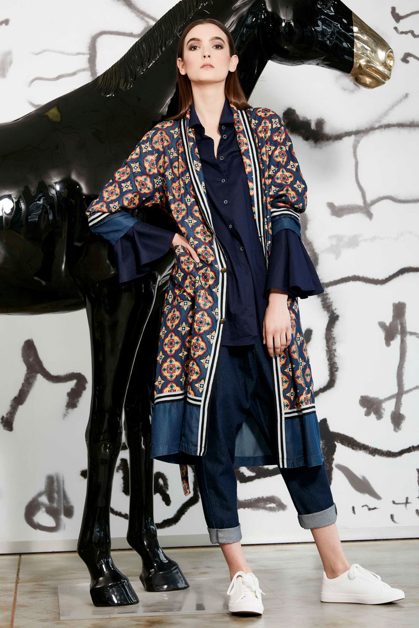 									Moves Like Jaguar Duster
								, 			I'll Be Flare Dress
								, 			Patch Me IF You Can Jeans
			