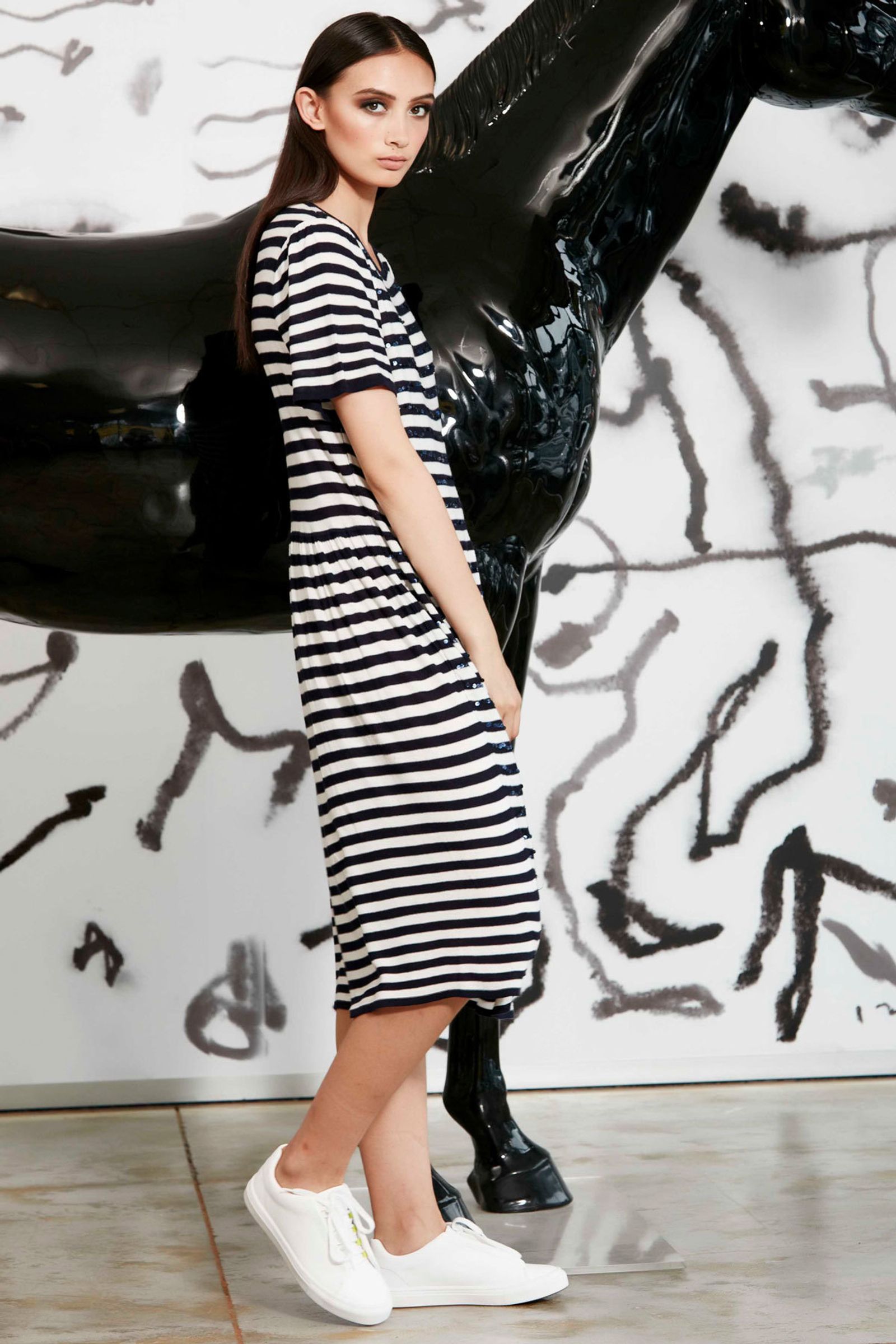 									Crossing The Line Dress
			