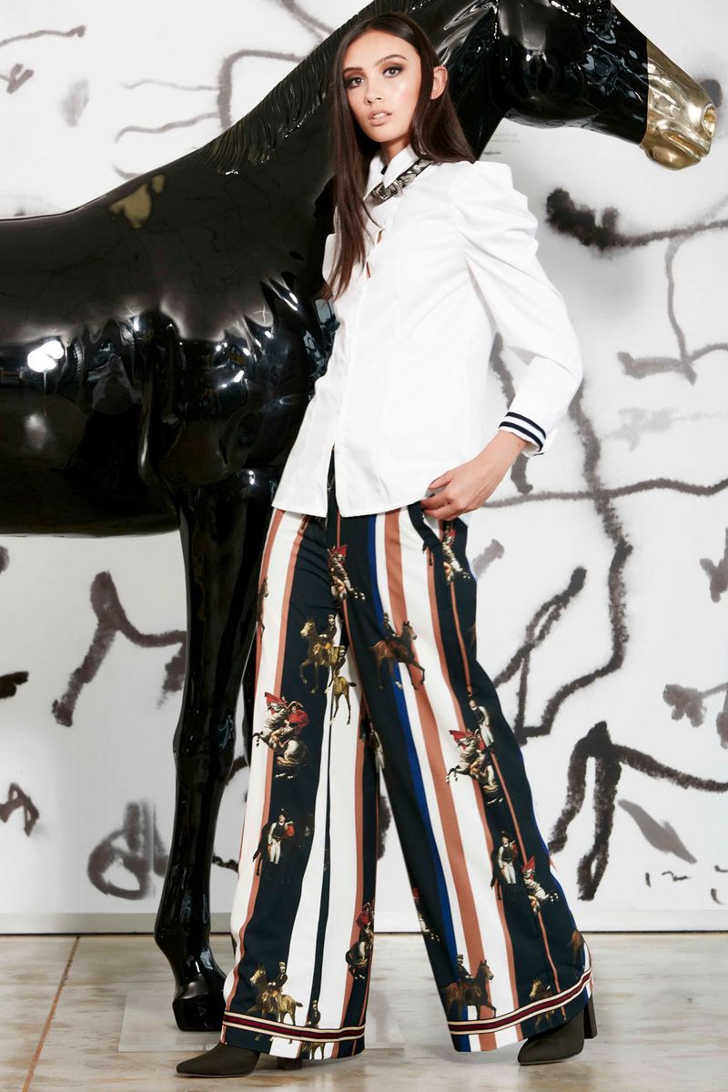 									Get Off Your High Horse
								, 			The Bold Shoulder Top
			