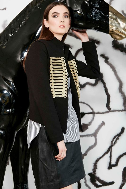 									Snakes And Ladders Jacket
								, 			Two For One Top
								, 			Skirt The Issue Skirt
			