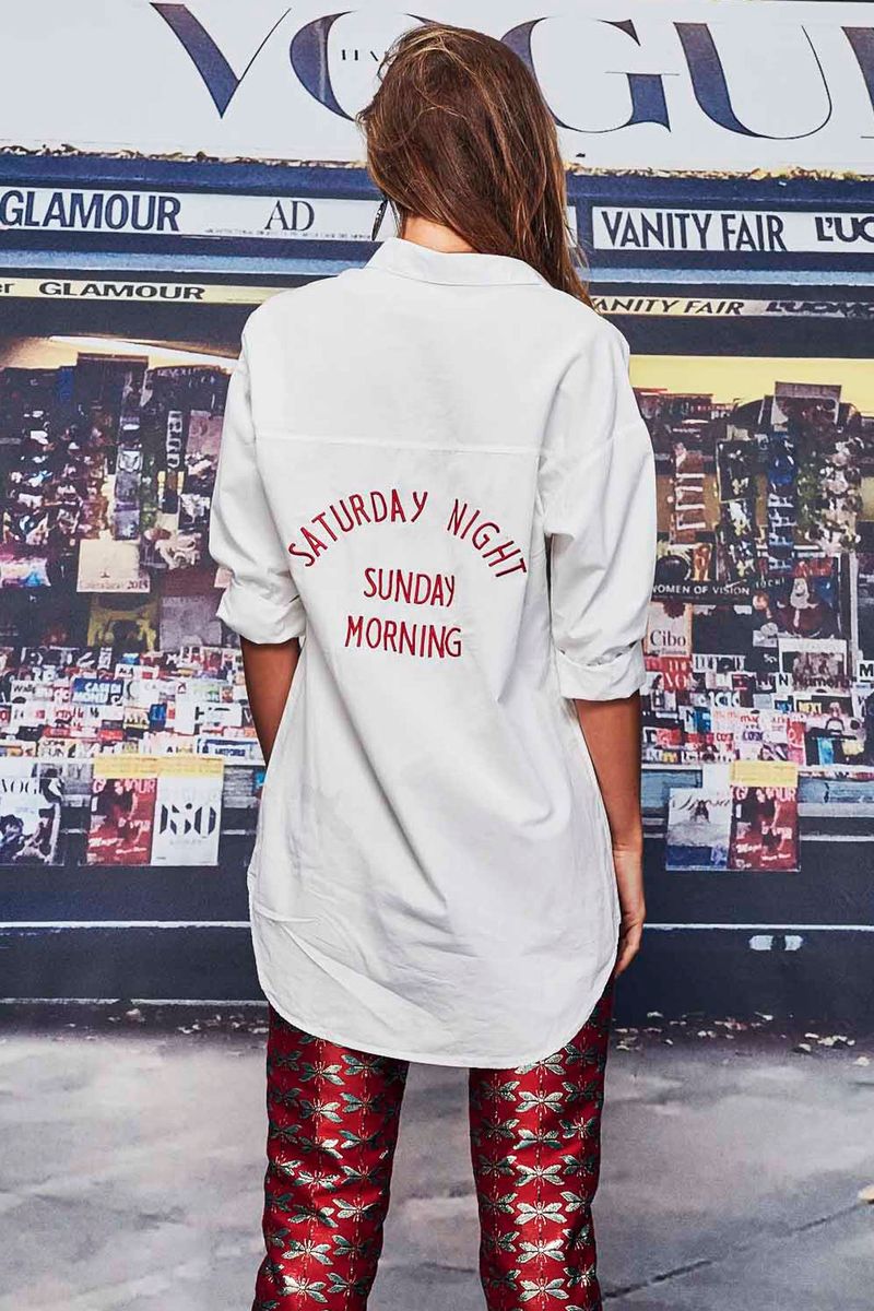 									T.G.I.F SHIRT
								, 			TROUSER FLY PANT
			