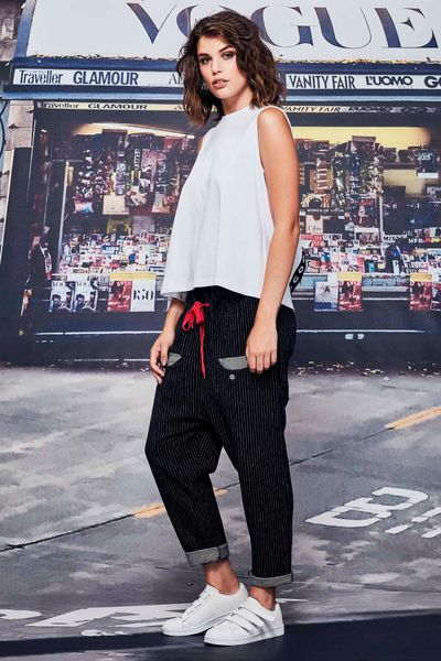 									STRIPE SHAKEDOWN PANT
								, 			DON'T CROSS ME TOP
			