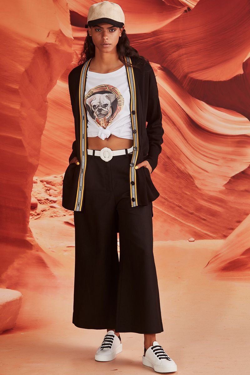 									BACK TO BLACK CARIDGAN
								, 			PUG LIFE T-SHIRT
								, 			TAKE A STROLL PANTS
			