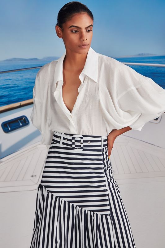 									SLEEVE ME ALONE SHIRT
								, 			BELT IT OUT SKIRT
			