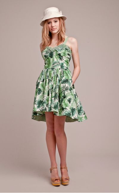 									Jungle Fever 'Green Piece' dress
			