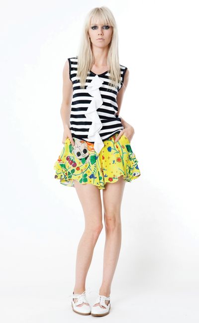 									JAILBIRD 'BLIND FAITH' TOP
								, 			ACID DROP 'SUNNY SIDE UP' SHORT
			