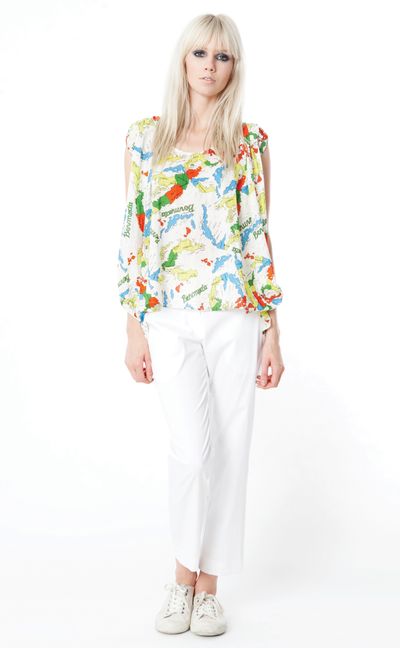 									GRAND ADVENTURE 'ROAD WELL TRAVELLED' TOP
								, 			CLAM DIGGER 'WALK THE LINE' PANT
			