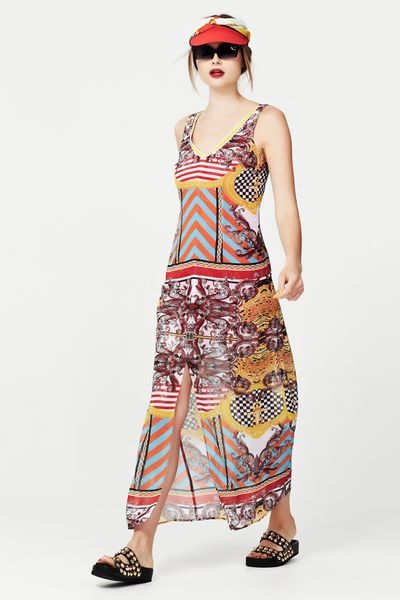 									FOILED AGAIN 'PARTY SPLIT' DRESS
			